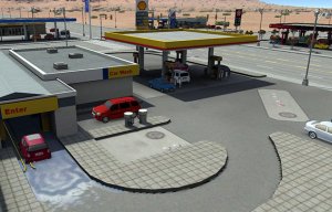 All American Gas Stations (Cities XXL)