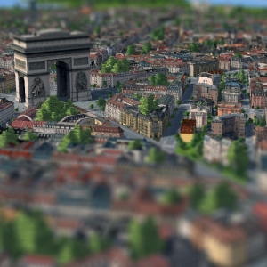 Galax in tilt shift !