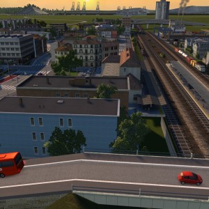 Suburb Train Station