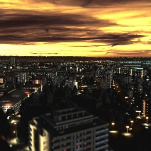 Venega night panorama