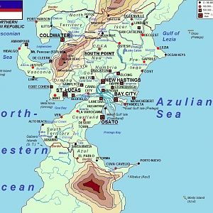 Map Northern Union Republic completed